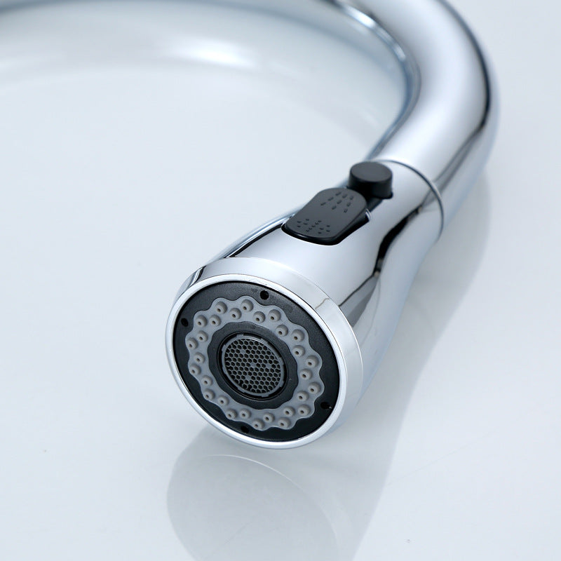 Multifunctional kitchen dual-purpose pull-out faucet