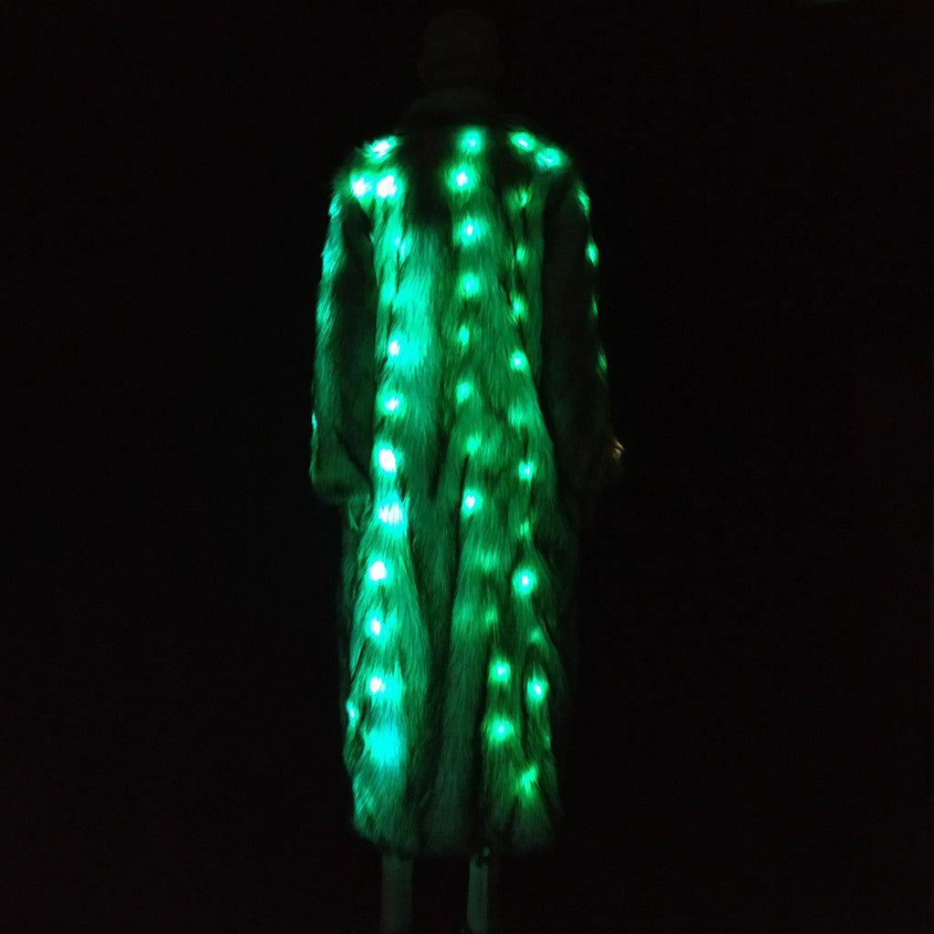 LED coat remote clothing