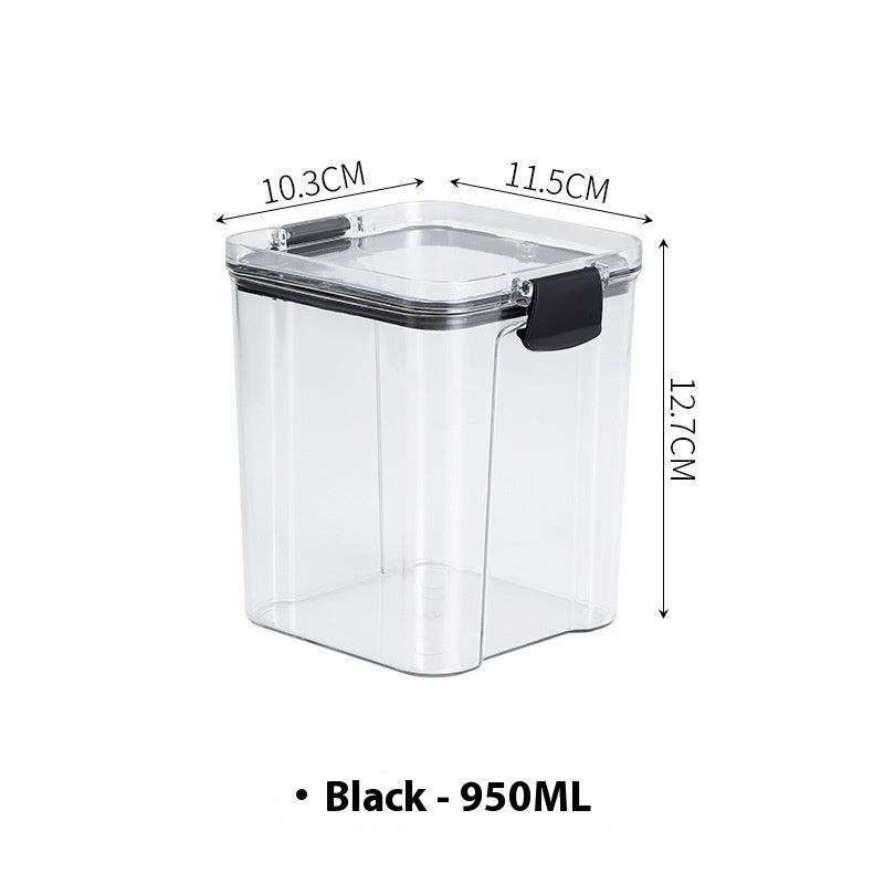 Kitchen Sealed Jar Storage Box Household Plastic Dry Goods Storage Food Storage Tank