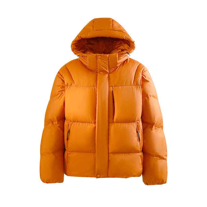 Dopamine Outdoor Three-proof Multi-pocket Hooded Couple Cotton Clothes Coat
