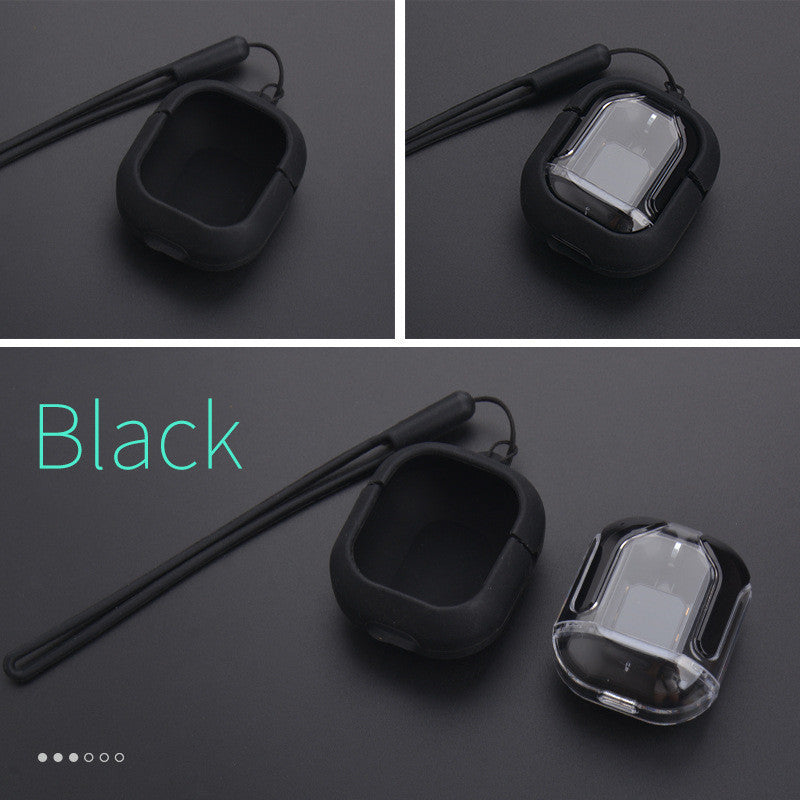 New Mini Transparent Wireless Bluetooth Headset Digital Display cc ENC Noise Reduction True Wireless Sports Music
