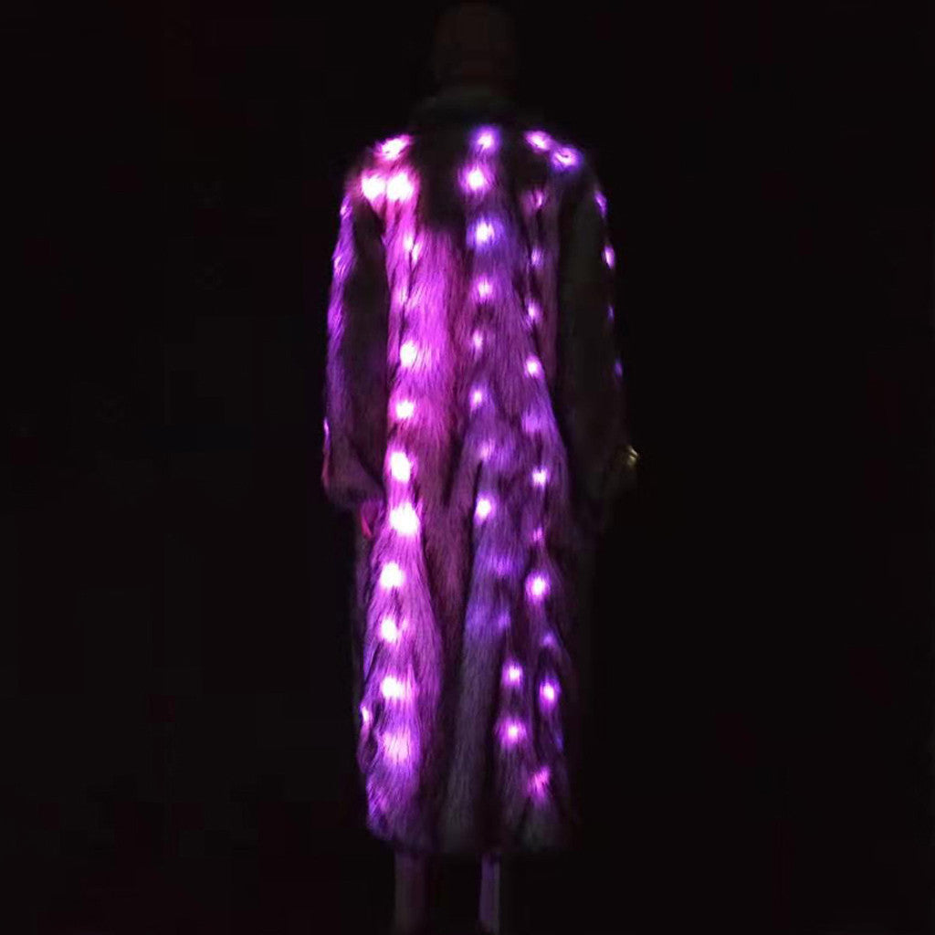 LED coat remote clothing