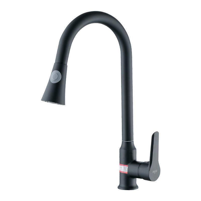 Multifunctional kitchen dual-purpose pull-out faucet
