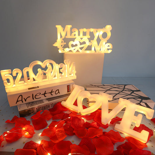 Luminous Decorative Letters Surprise Ambience Light