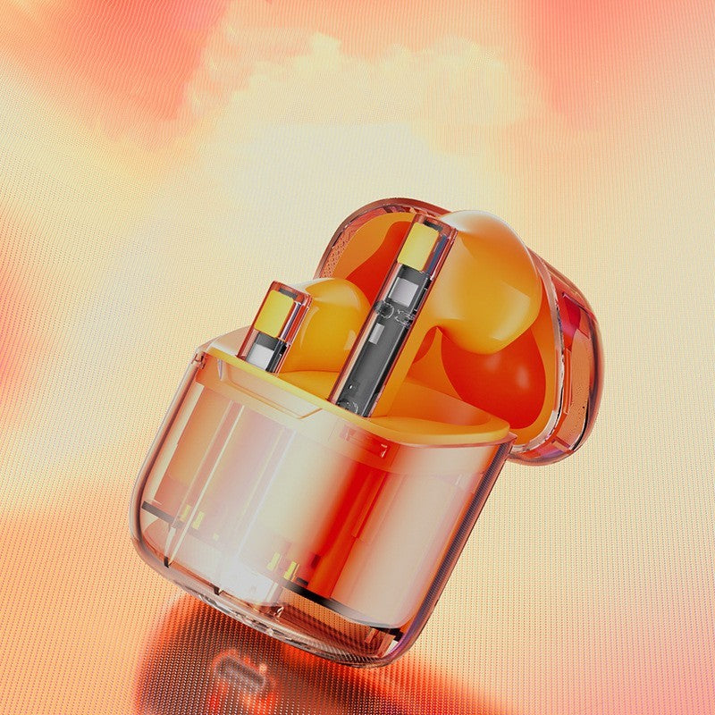 High Power TWSC New Mini Transparent Wireless Bluetooth Headset Digital Display