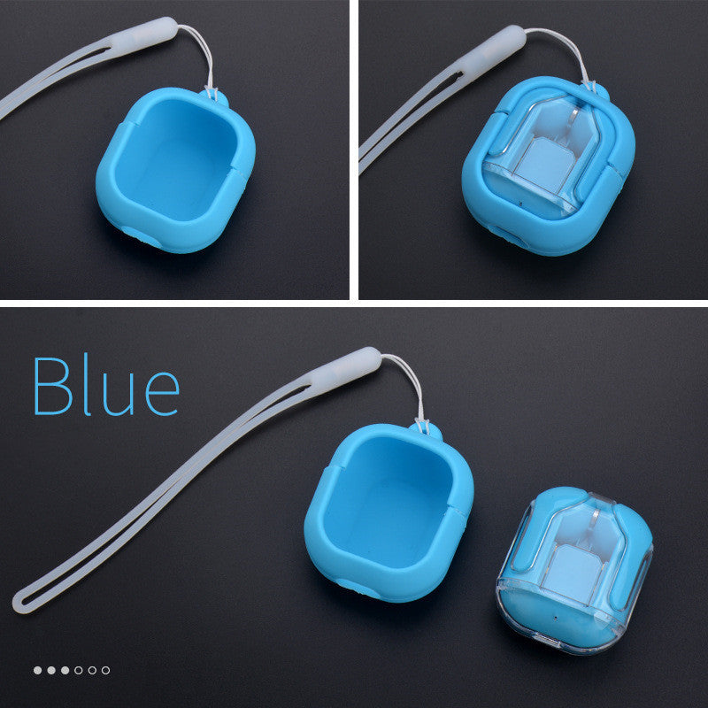 New Mini Transparent Wireless Bluetooth Headset Digital Display cc ENC Noise Reduction True Wireless Sports Music