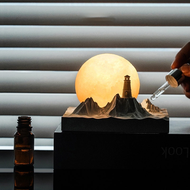 White Moonlight Fragrant Stone Ambience Light