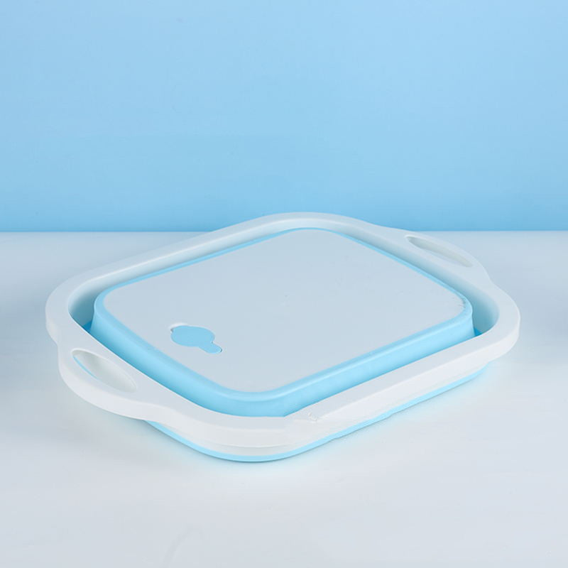 Multifunctional Folding Cutting Board Drain Basket Can Be Folded
