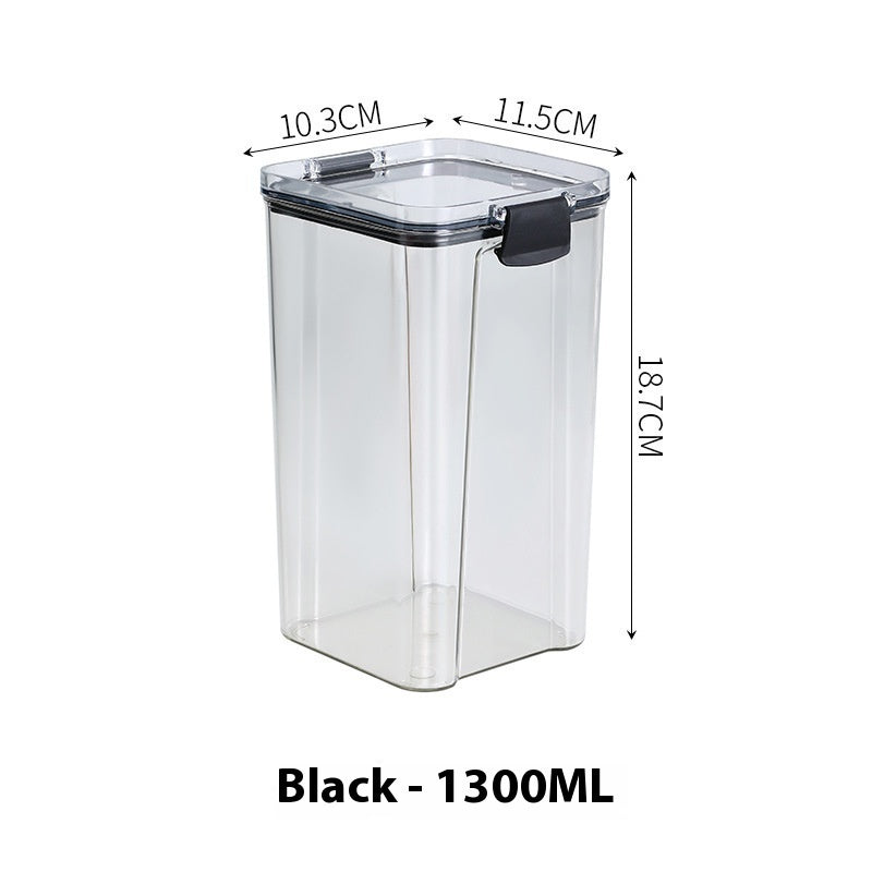 Kitchen Sealed Jar Storage Box Household Plastic Dry Goods Storage Food Storage Tank