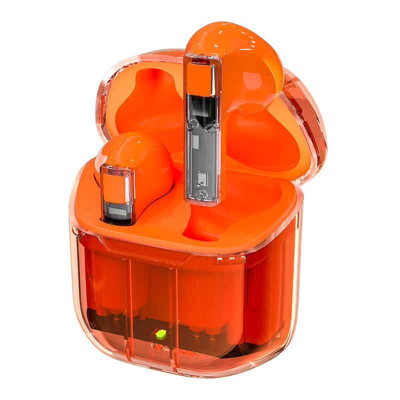 High Power TWSC New Mini Transparent Wireless Bluetooth Headset Digital Display