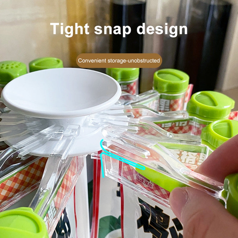 Rotary Rack Kitchen Spice Bag Storage Rack