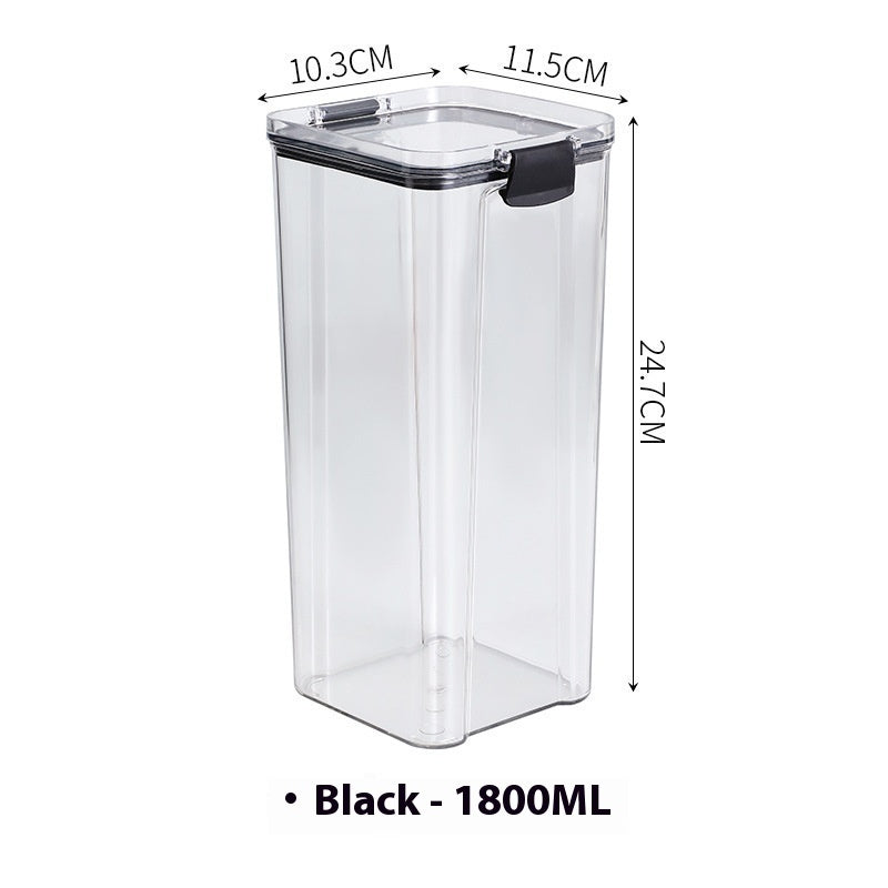 Kitchen Sealed Jar Storage Box Household Plastic Dry Goods Storage Food Storage Tank