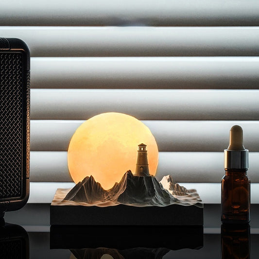 White Moonlight Fragrant Stone Ambience Light