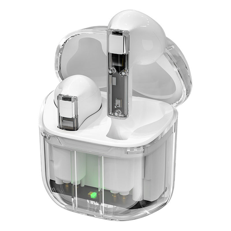 High Power TWSC New Mini Transparent Wireless Bluetooth Headset Digital Display